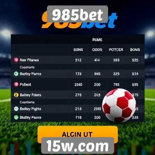 Comparação do 985bet com outros sites de apostas