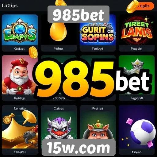 Variedade de jogos disponíveis na plataforma 985bet